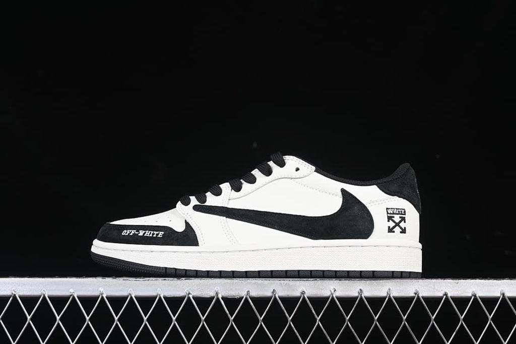 Air Jordan 1 Low OG SP Black and White Sneakers