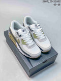 Nike Air Max 90 Retro Sneakers in White and Olive