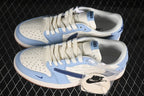 Jordan 1 Low OG SP Blue and White Sneakers