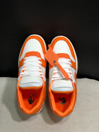 OFF-WHITE Out Of Office Low-Top Sneakers Orange White