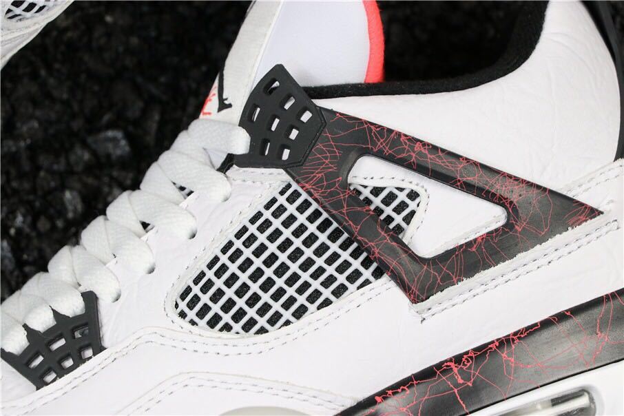Jordan Air Jordan 4 Pale Citron Sneakers White Black Red