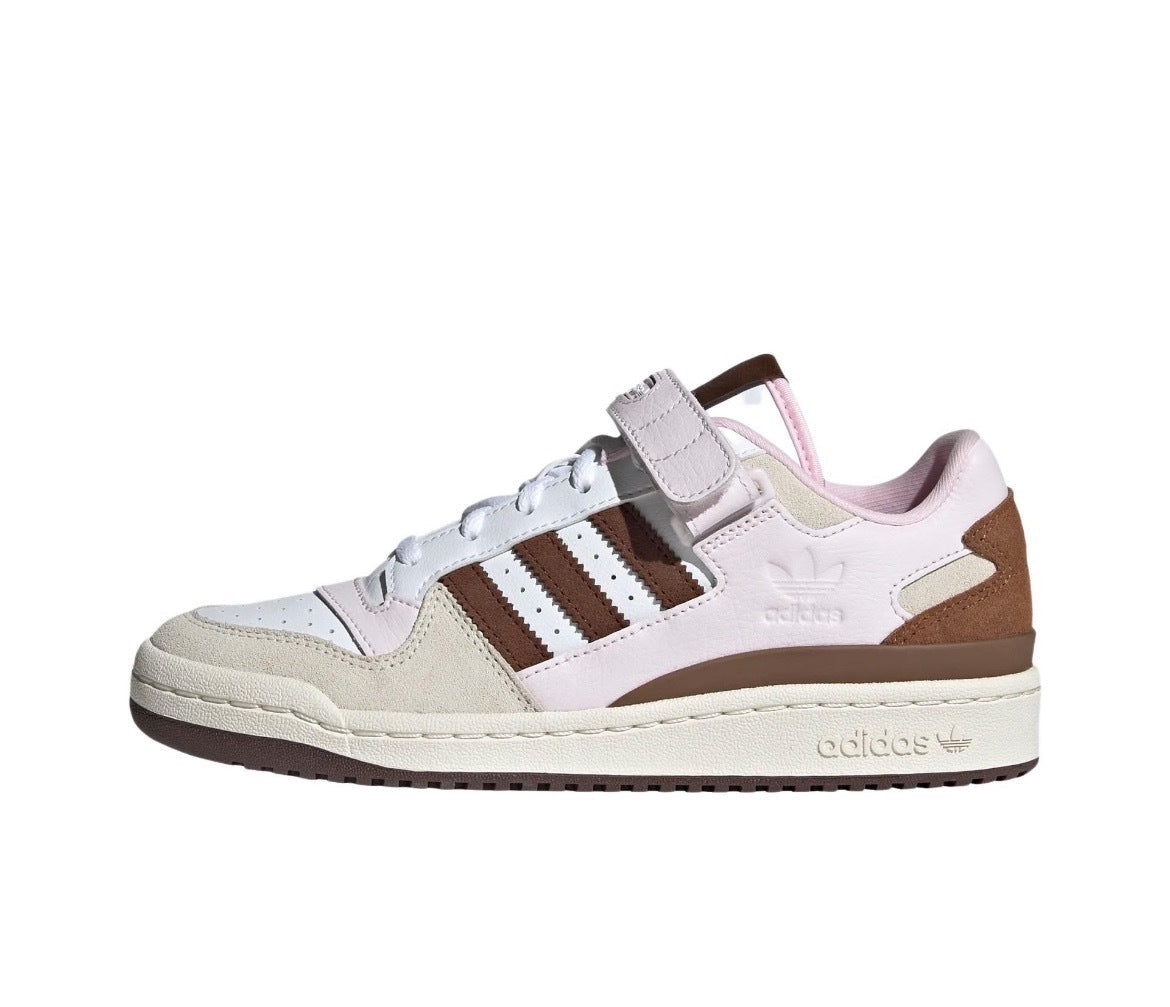 adidas GY6783 Low-Top Sneakers in White and Brown