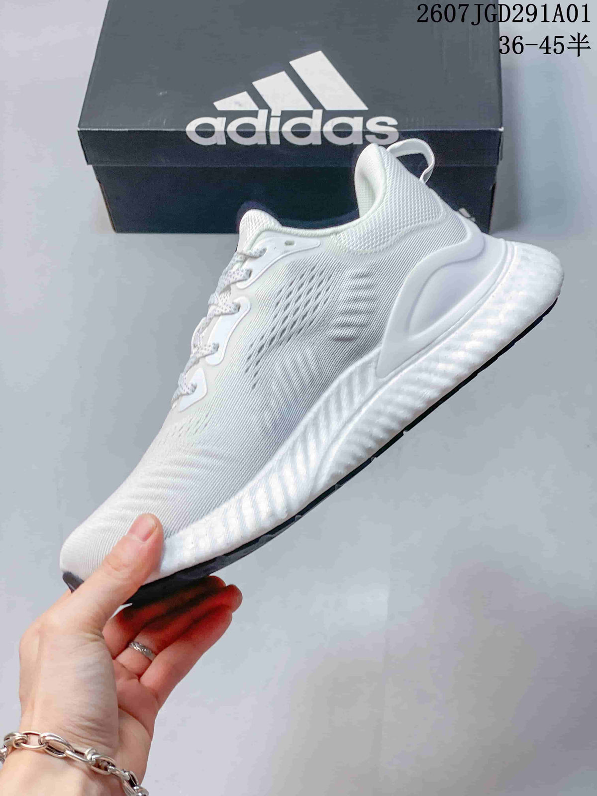 adidas AlphaBounce Beyond White Running Sneakers