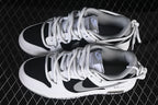Nike SB Dunk Low Sneakers in White, Black and Grey