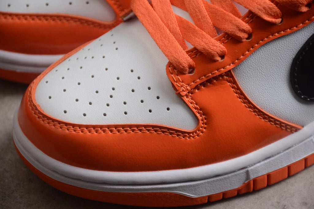 Nike Dunk Low SB White Black Orange DJ9955-800