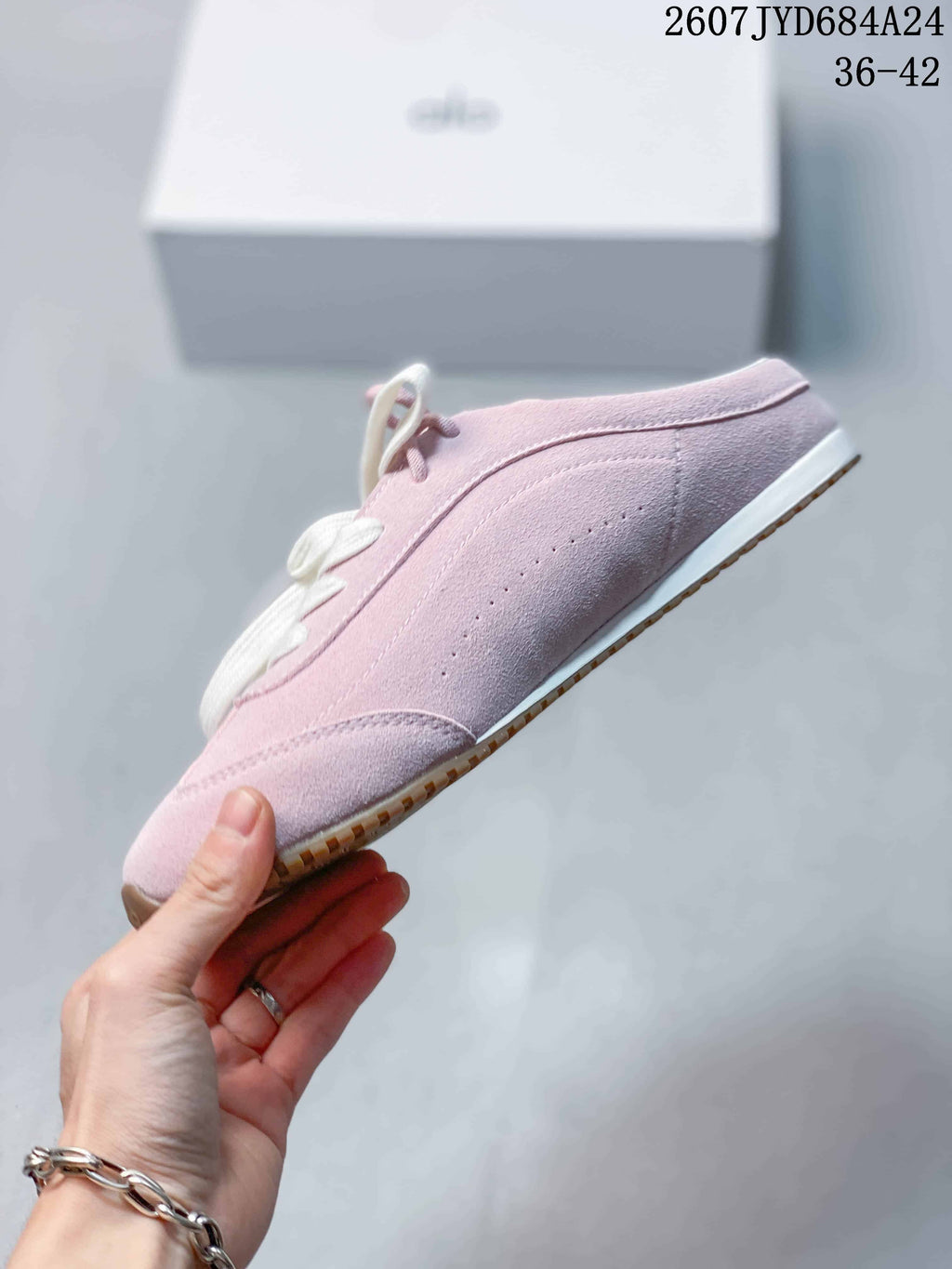 Alo Yoga Sunset Sneaker Pink Low-Top Shoes 2607JYD684A24