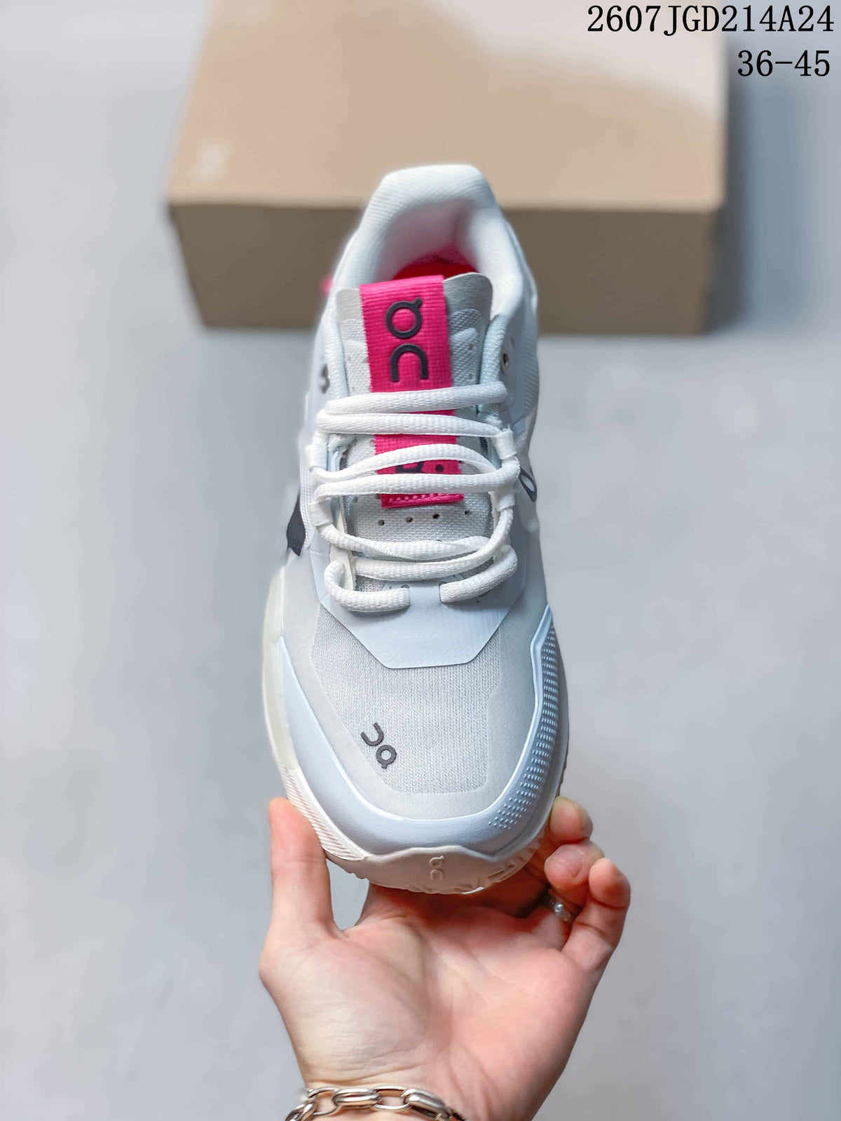 On THE ROGER Pro 2 Tennis Sneakers White Pink 2607TGD214A24