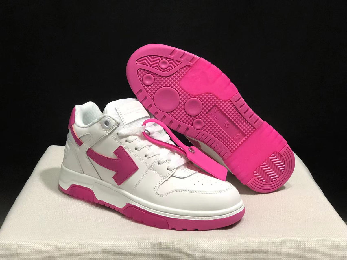 Off-White Out Of Office Low-Top Sneakers White Pink