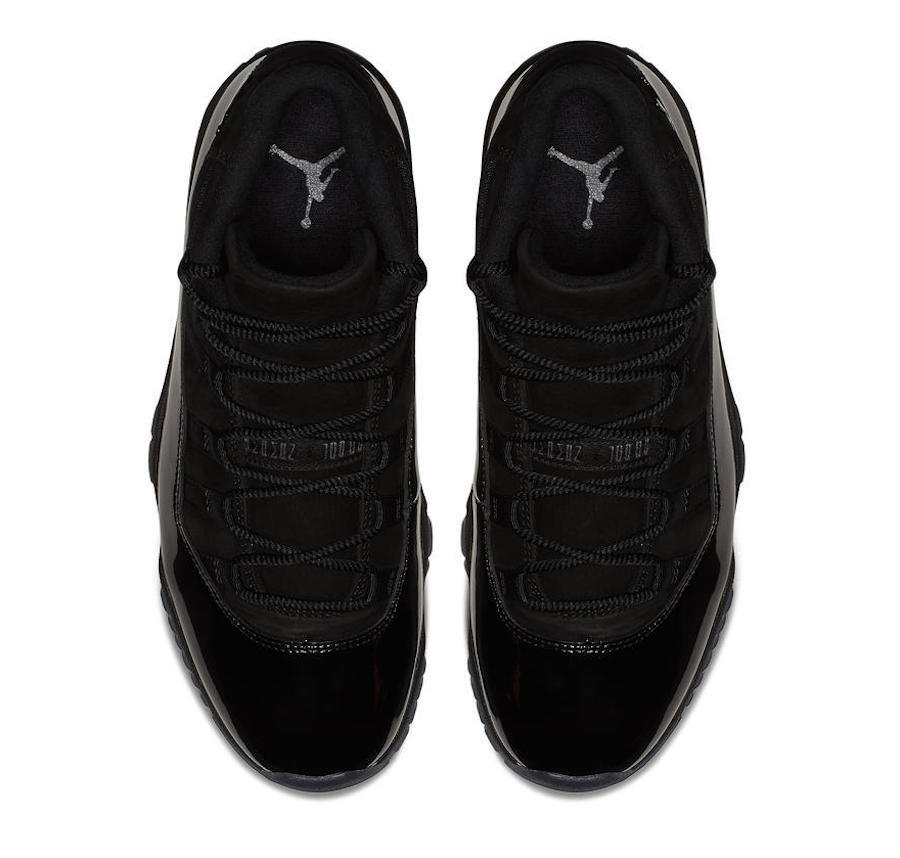 Air Jordan 11 Cap and Gown Black High-Top Sneakers