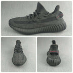 Yeezy Boost 350 V2 Dark Gray Knit Sneakers