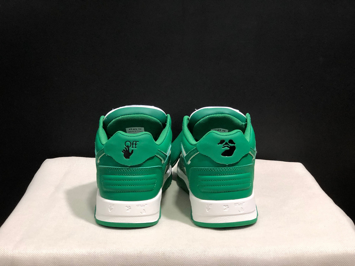 Off-White Out Of Office Low-Top Sneakers Green White