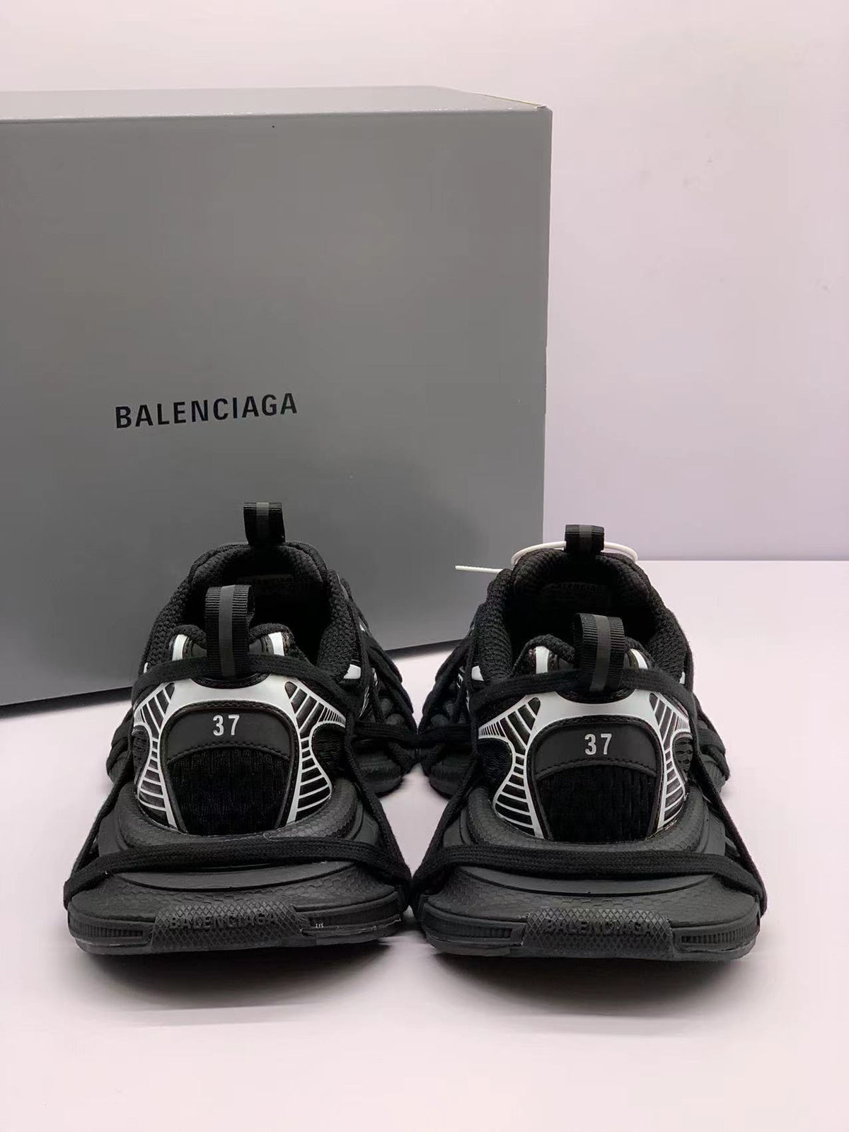 Balenciaga 3XL Sneakers Black White