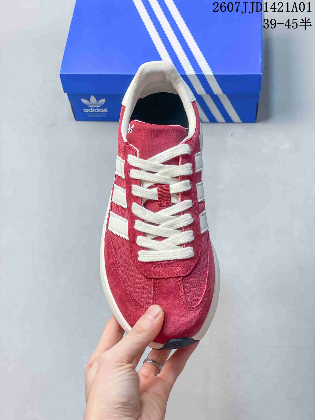 Adidas Adizero SL 72 Pro Sneakers in Red and White KK3082