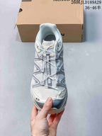 Salomon XT-Quest ATHR Trail Sneakers in White and Gray