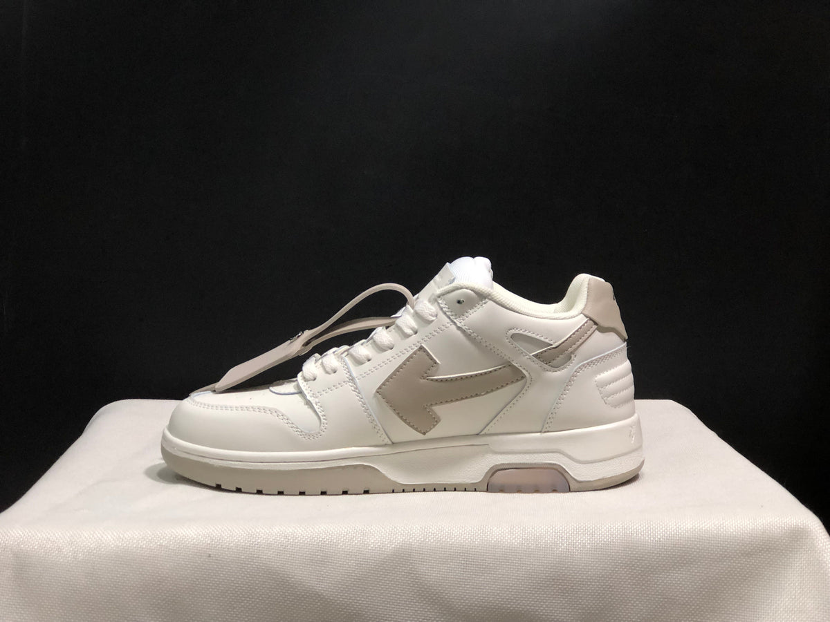 OFF-WHITE Out Of Office Low-Top Sneakers White Grey