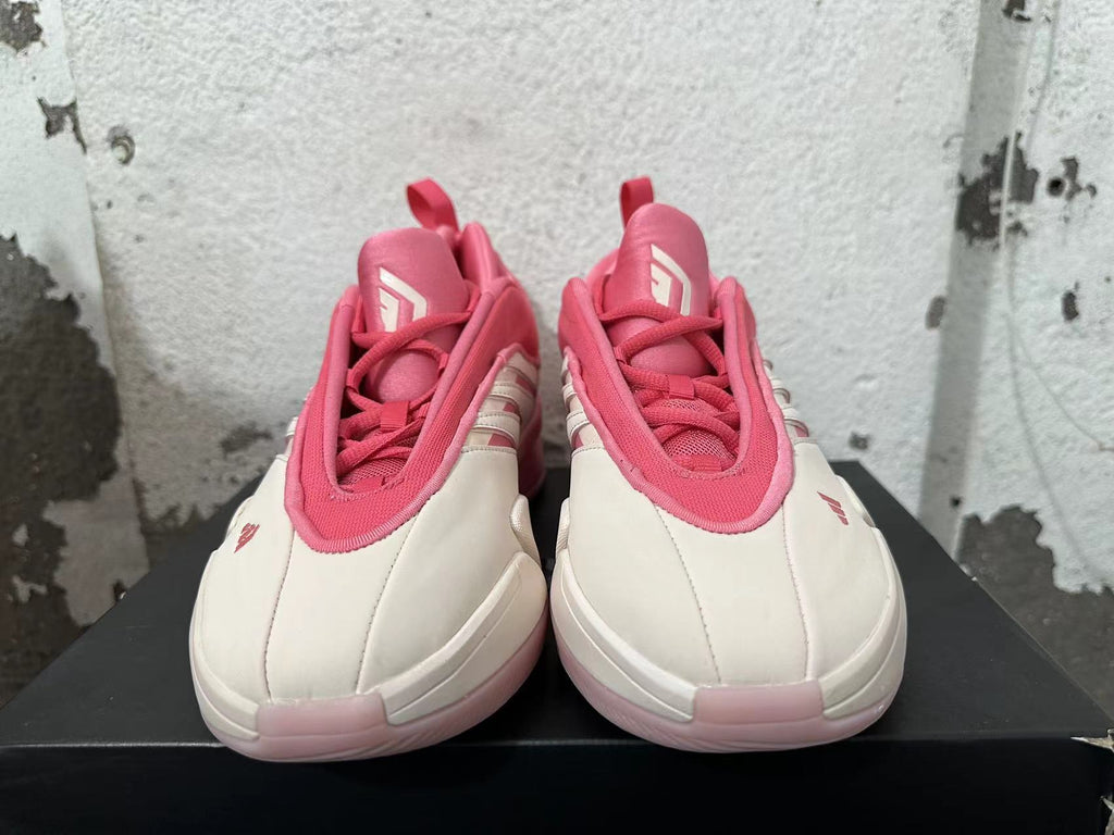 Adidas Dame 9 Basketball Shoes in Pink and Cream