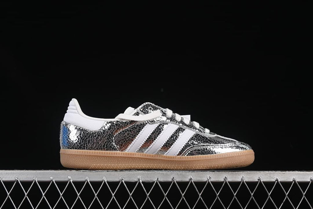 adidas Samba OG W JR0035 Silver Metallic Sneakers