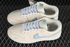 Nike SB Dunk Low Sail and Light Blue Sneakers
