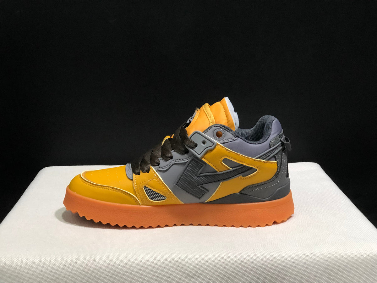 Off-White Out Of Office Sneakers Yellow Grey