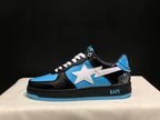 BAPE STA Low-Top Sneakers Black Blue White