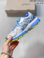 ASICS Gel-Nimbus 16 Running Sneakers White Blue Yellow 712750QWU
