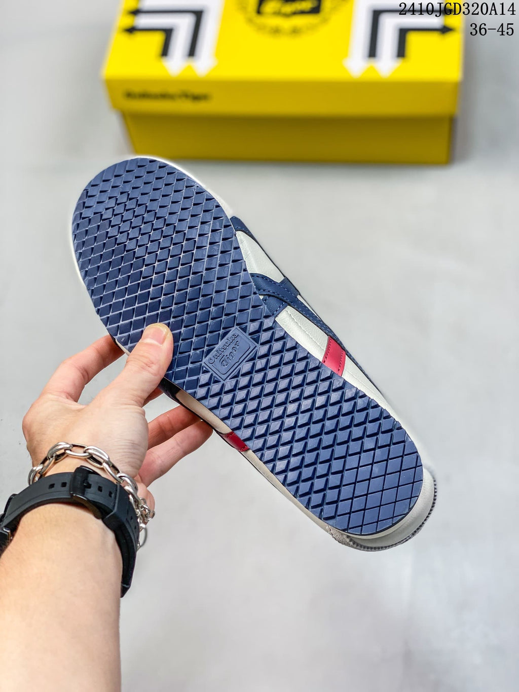 Onitsuka Tiger Mexico 66 White Blue Red Sneakers