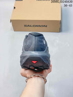 Salomon Ultra Glide 4 Trail Running Shoes, Charcoal and Orange