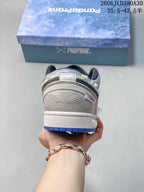 Jordan AJ1 Low Panda Mischief Sneakers Blue Gray