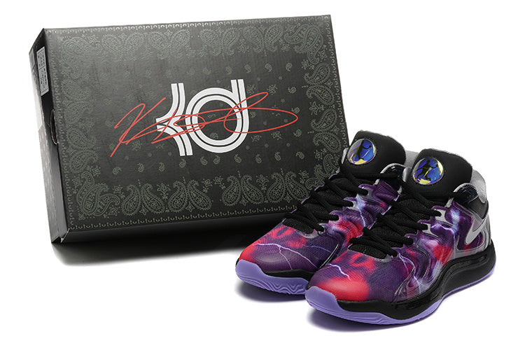 Nike KD 4 Basketball Shoes in Purple, Red and Black