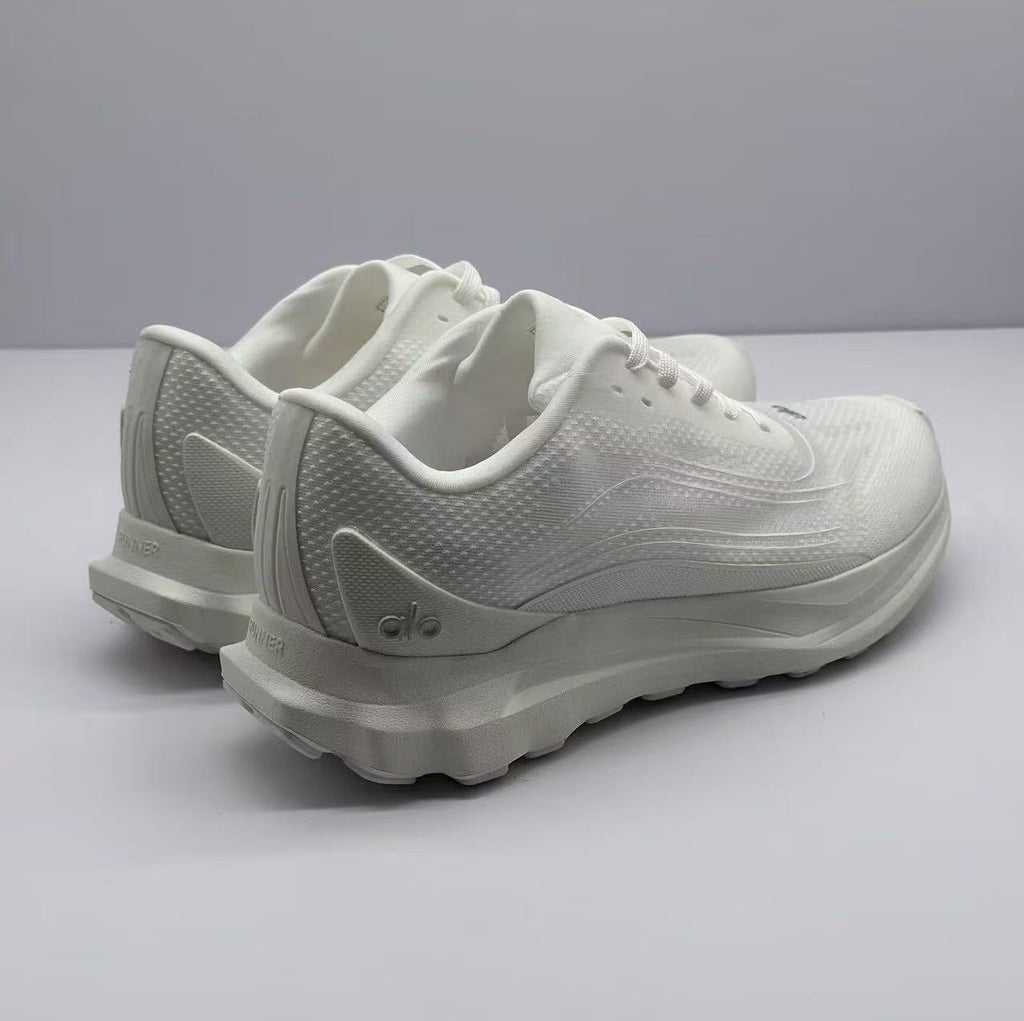 Alo White Low-Top Sneakers