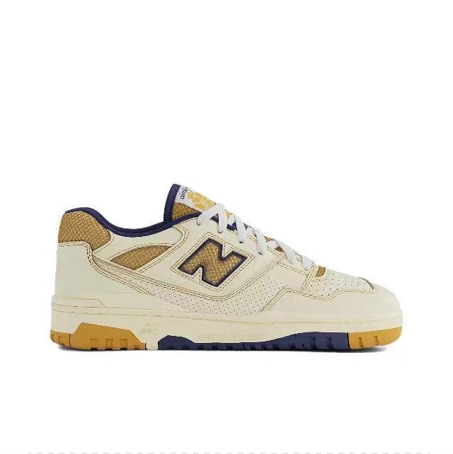 New Balance 550 Cream and Navy Sneakers BB550AX1