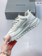 Balenciaga 3XL-Style White and Sage Chunky Sneakers