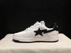Bape Sta Low Sneakers White Black