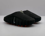 Nike Black Slides with Orange Pod Sole