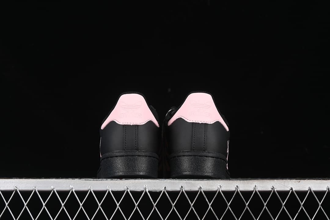 Adidas Superstar EG4959 Black and Pink Sneakers