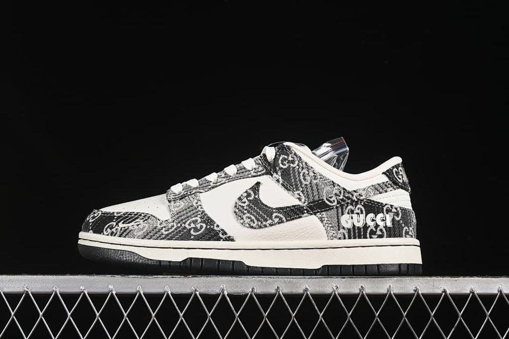 Nike SB Dunk Low Black and Grey Patterned Sneakers SC9207-418