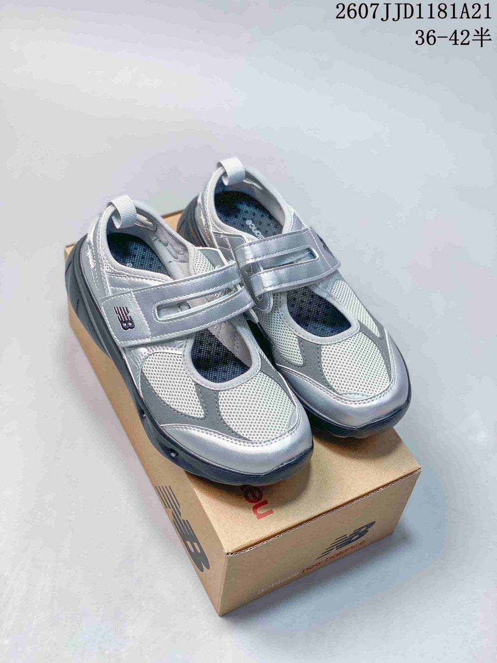 New Balance Breeze Mary Jane Sneakers Silver 712110EYT