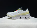 On Cloudmonster 2 Running Shoes in White and Lime