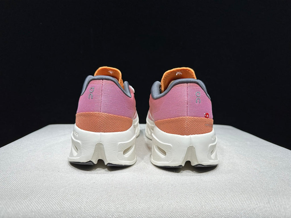 On CloudEclipse Running Shoes in Pink and White