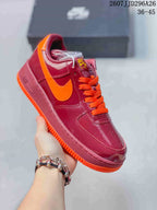 Nike Air Force 1 Low Burgundy Orange 722260UPW