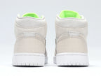 Jordan 1 High FlyEase Gray and Volt Green CV3018-001