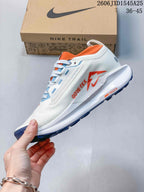 Nike Pegasus Trail 5 GTX Trail Running Shoes White Orange Blue