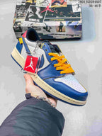 Nike Air Jordan 1 Retro Low OG Blue White Sneakers HV8566