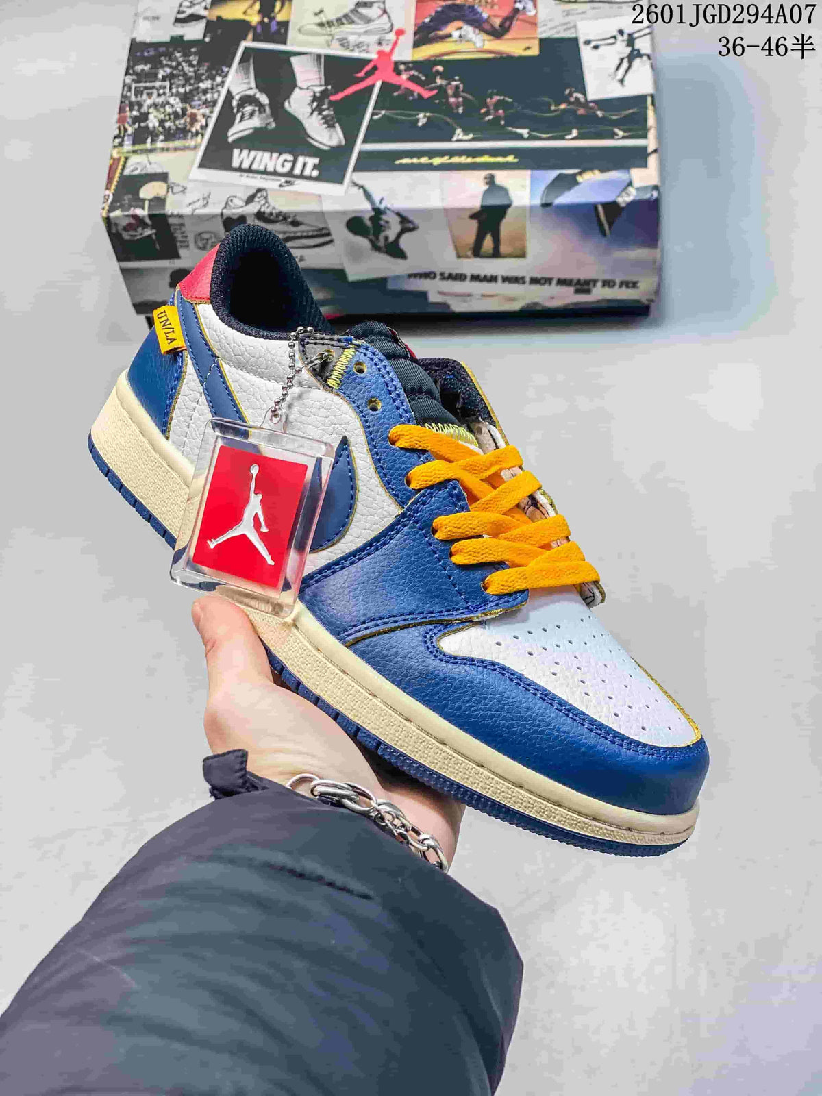 Nike Air Jordan 1 Retro Low OG Blue White Sneakers HV8566