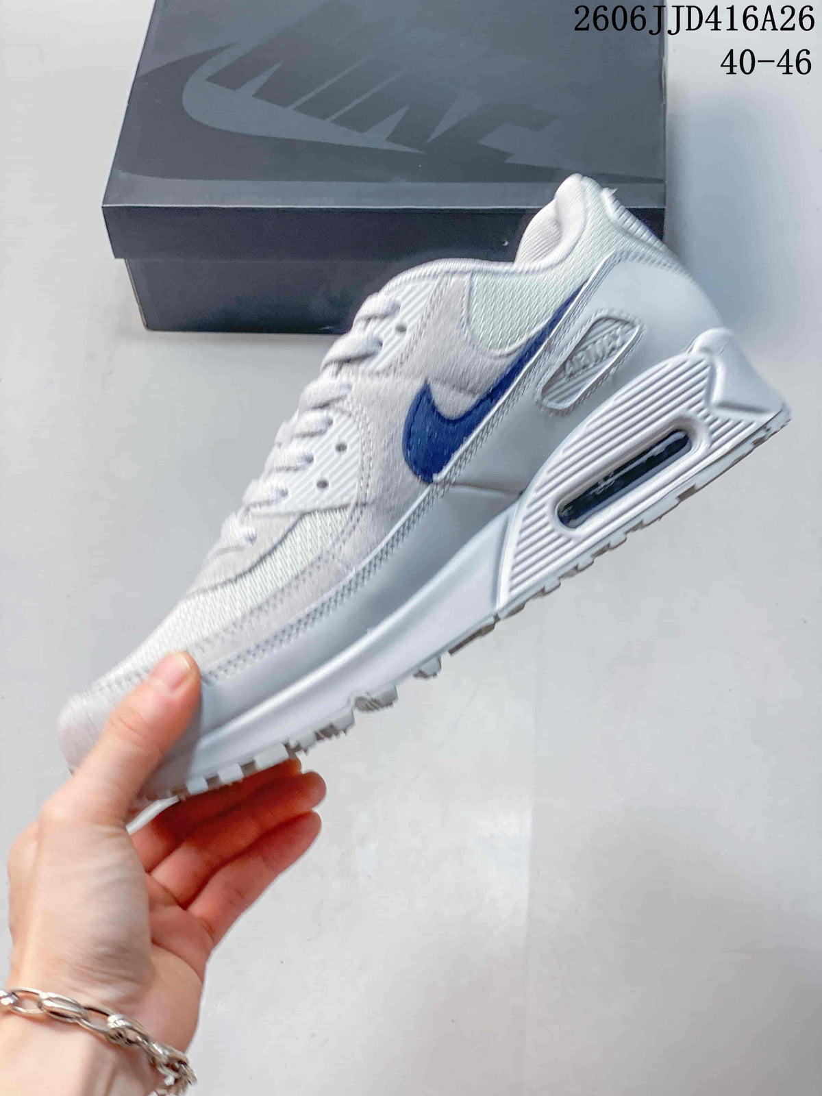 Nike Air Max 90 Sneakers White and Blue