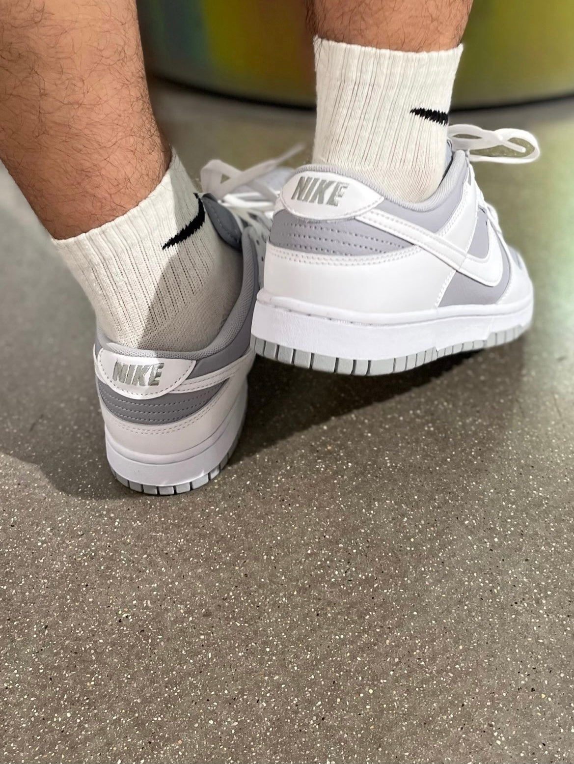 Nike Dunk Low Retro Sneakers, Wolf Grey/White, DJ6188-003