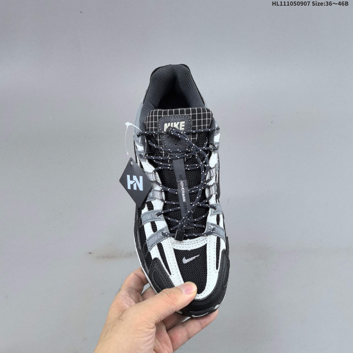 Nike P-6000 Black, White & Grey Retro Sneakers
