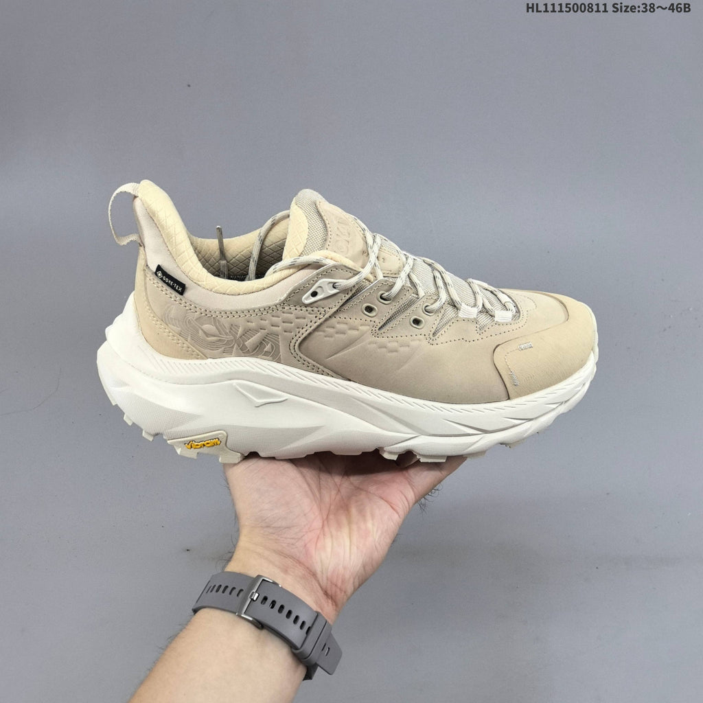 HOKA Kaha 2 Low GTX Low-Top Hiking Shoes, Beige