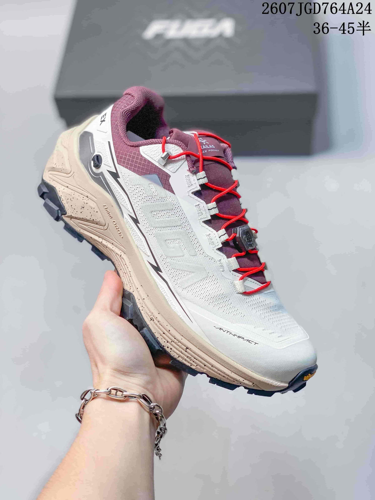 Kailas FUGA EX3 Trail Running Shoes White Purple Red