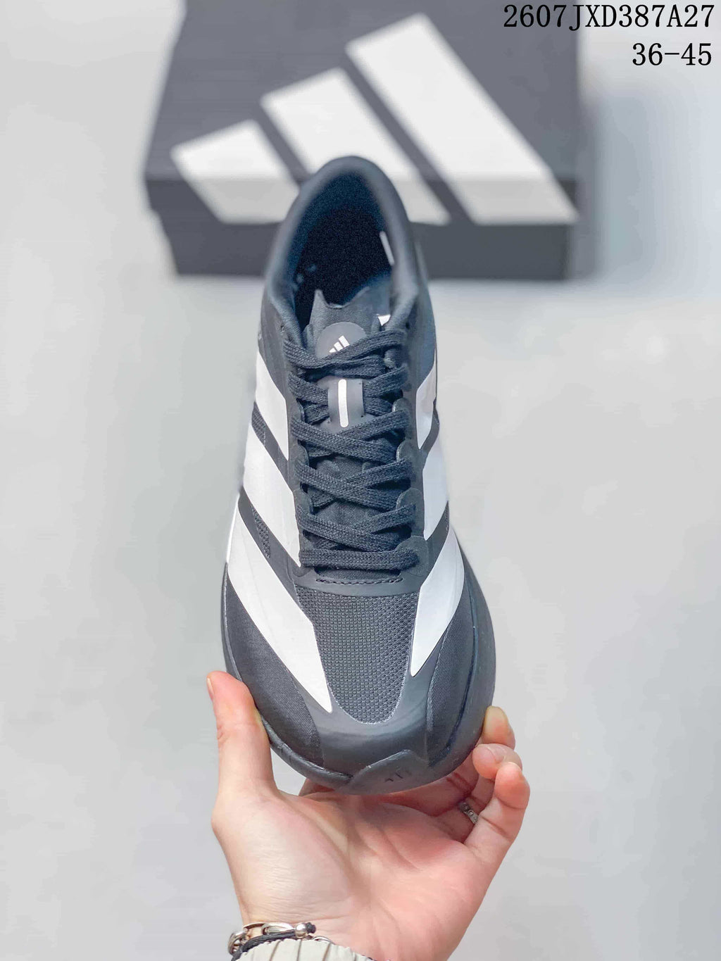 adidas Adizero Evo SL ATR Black White Running Sneakers